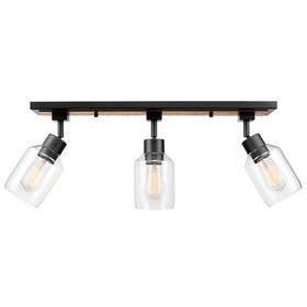 Globe Electric B08n6xrlvb 59798 3-light Track Lighting Wood Toned And Matte Black Finish