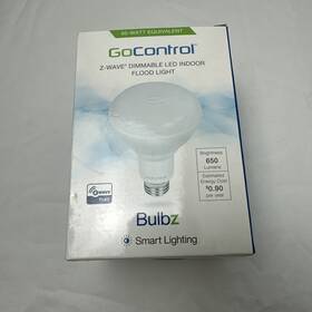 Lbr30z-1 Gocontrol Bulbz Z-wave 6ow Led Indoor Flood Light Bulb New F/s