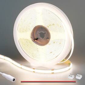 Goming 750405824298 Dc 24v Cob Led Strip Light Natural White 4000k 5m