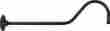 Goose2b 019813029870 Rab Lighting Gooseneck Style Wall Thread Led Arm Black