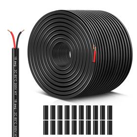 Gd-18ga2c-100 Gosdeng 18 Gauge 2 Conductor Pvc Cord 12v Low Voltage/oxygen-free Copper/flexible/18