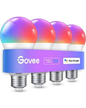 Govee 711181026252 New Smart Light Bulbs Color Changing Bulb Work With Alexa&google