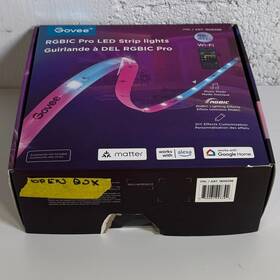 Govee 850061998392 Smart Rgbic Pro 49.2 Ft Led Strip Lights Open Box