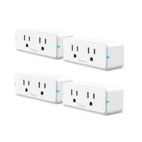 H5082 Govee Dual Smart Plug 4 Pack 15a Wifi Bluetooth Outlet Work With ... Fast Ship