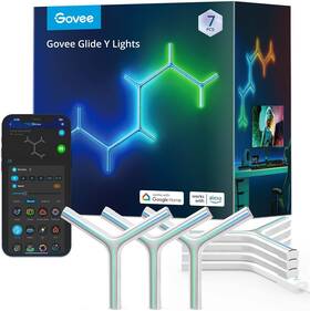 H6065101 Govee Glide Y Rgbic Led Wall Lights Smart Wi-fi Gaming With Music Sync