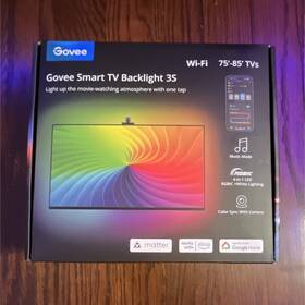 Govee H609c Unopened Smart Tv Backlight 3s Rgbic Wi Fi App/voice For 75-85 Inch Tvs
