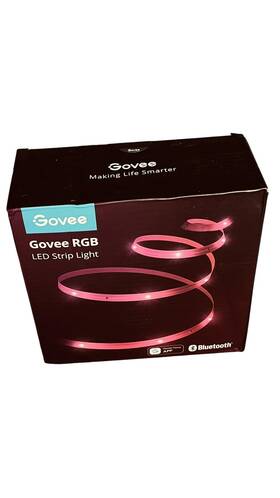 H6131g Govee Rgb Led Strip Light Bluetooth App 40ft Multicolor