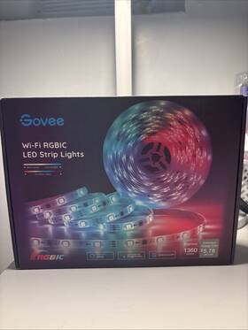 H6172ad1 Govee H6117 Wi-fi Rgbic Led Strip Lights 32.8ft - 1360 Lumens