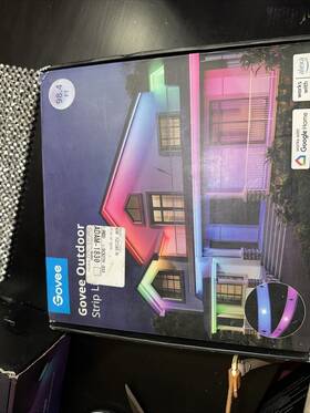 H6176-rgbic Govee Outdoor Strip Light Wifi Smart App Control 98.4ft Alexa