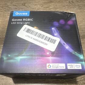 H618a1d1 Govee Rgbic Led Light Strip 16.4ft Multicolor Wi-fi App Voice Control