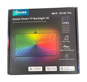 H619a101 Govee Smart Tv Backlight 3s Wi-fi Rgbic Led 55-65 Inch Camera Sync Alexa