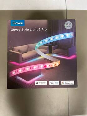 H61f6 Govee Rgbic Strip Light 2 Pro With Matter 32.8ft Wi-fi Led Lights For Bedroom