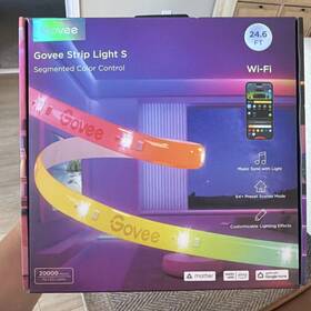 H61zb Govee 24.6ft Wi-fi Smart Led Light Strip Matter App/voice Control