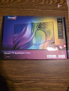 H6614 Govee Tv Backlight 3 Pro Smart Led Light Strip Multicolor App Control
