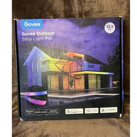 H70a1 Govee Light Strip Pro 32.8 Ft Rgbic Waterproof Outdoor Led Smart Control