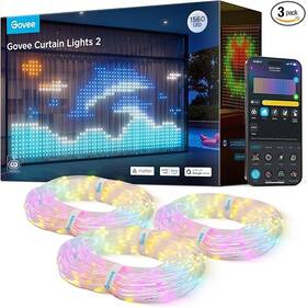 H70b51a1 Govee Curtain Lights 2 Smart Led Light 1560 Leds Outdoor Ip65 Waterproof