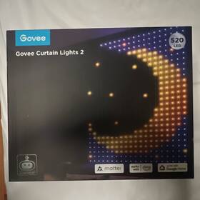 H7081a1 Govee Sku Curtain Lights 2 520 Rgb Leds Smart Control App Remote Voice Light