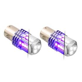 70768 Grand General 1157 Dual Color 15 Led Tower Bulb 12v Twin Pack White/purple
