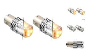 70811 Grand General 1157 Dual Color 15 Led Tower Bulb 12v Twin Pack Amber/white