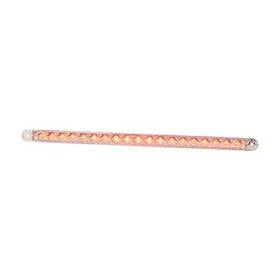 76386 Grand General Red/clear 12 Inch 19-led Flush Mount Light Bar Lens 3 Wires
