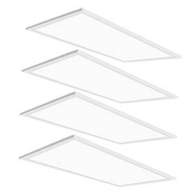 0-10v Greensun 632111955544 2x4 Led Flat Panel Light 4 Pack Dimmable 7800 Lumens 5000k White 2x4-4pcs