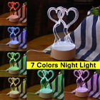 Gtz6262297 Romantic Love Heart Acrylic Led Color Night Light Touch Table