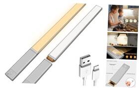 Tdl-6111-t-40cm Guanze Under Cabinet Lights 2pcs 146 Leds Closet Lighting Stepless Dimming Night