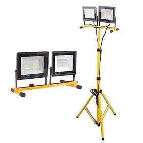23-wl-01 Guwell 21000 Lumen Work Lights With Stand Led Light 2 Adjustable Head