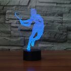 Gw-tennis Ball-man Gawell Tennis Ball Lamp Optical Illusion Night Light Color Changing