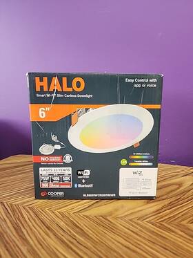 Hlb6099wzrgbwmwr Halo Smart Wi-fi Slim Canless Led Downlight 6 Inch