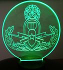 Handmade Acrylic Led Light Eod Master Badge Eodmb
