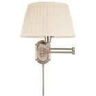 Hbp604-35 Hampton Bay Brushed Nickel Swing Arm Wall Lamp 046335829725