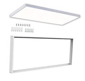 Whd-sm-p24 Heh 10 Pack 2x4 Surface Mount Kit Aluminum Frame For Led Flat -