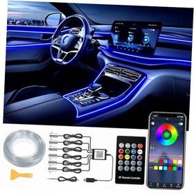 Amb-ra6 Herane Interior Car Led Strip Lights Rgb 6 In 1 Ambient Lighting Kits With 315