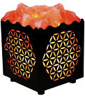 Himalayan Salt Lamp Natural Air Purifying Lighting Metal Basket Light Purifier 617916471116