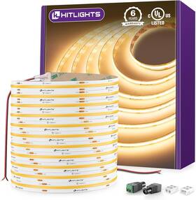 L0524v-303-3230-u-1 Hitlights Lights Warm White 3000k 32.8ft Premium High Density 24v Tape Light