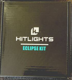 L1012v-mc1-0330-eclblk-k-n Hitlights Eclipse Series Rgb Multicolor Led Light Strip Kit 1ft 12v Ip30 Remote