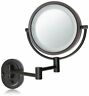 Hl65bzd Lighted Direct Wire Wall Mount Makeup Mirror Oil Rubbed Bronze
