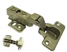 Hnfshop 799928952781 Dia 1.6 Inch Equally 40mm European Style Hydraulic Soft-close Half Overlay Hinge