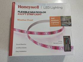Hw-st004-999 Honeywell 13.2ft Rgb Led Light Strip Sound Reactive Weatherproof Remote Control
