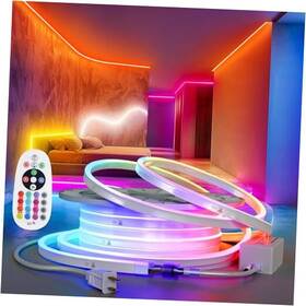 Hrgneon-15mrgb Hrg 49ft Rgb Led Neon Rope Light Ip65 Waterproof Strip With Brightness