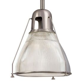 7308-sn Hudson Valley Lighting Haverhill 1 Light Pendant In Industrial Style 16.5
