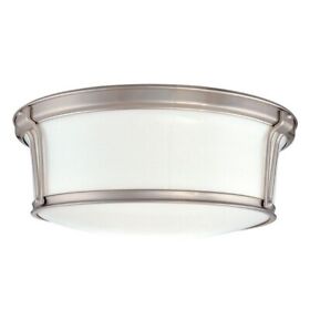 6513-sn Hudson Valley Lighting Two Light Flush Mount Newport