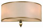 9502-ab Id Shade Silk Light Lights 783728 Sconce 2 Wall Gold Brass