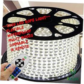 5050-60-w Iekov 110v 5050-60-w/l5 Color Led Strip Light Ac 110-120v Flexible/waterproof/multi 16.4 Ft White