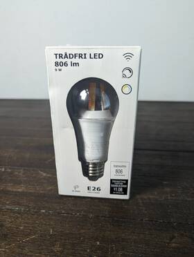 204.084.75 Ikea New Tradfri Led Zigbee Bulb E26 806 Lm Wireless Dimmable White Spectrum