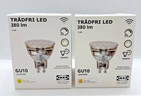 905.474.30 Ikea Lot 2 X Tradfri Led Gu10 Bulb 380 Lm Smart Wireless Dimmable White Spectrum