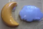 Ikea Dromsyn Wall Lamp White Cloud Shape Moon Lot Of