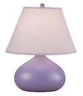 Included 12.5- Lighting Cfl Normande Purple Table 13w Bulb Lamp Gorgeous