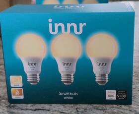 2a2808wma806st Innr Smart Wifi Led Bulbs 3 Pack Warm White Dimmable Alexa Google 806 Lm